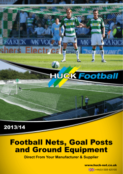 Football Nets, Goal Posts and Ground Equipment