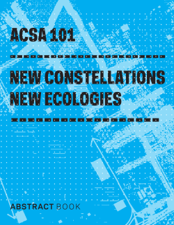 abstract book - Association of Collegiate Schools of Architecture