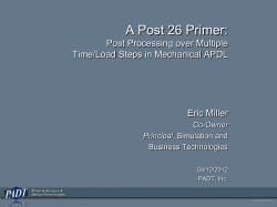 A Post 26 Primer