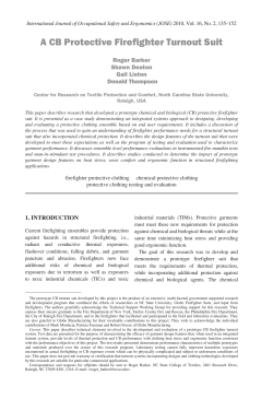 A CB Protective Firefighter Turnout Suit