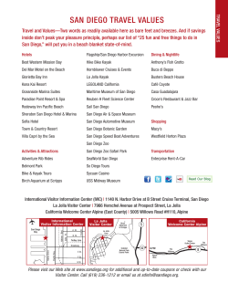 san diego travel values