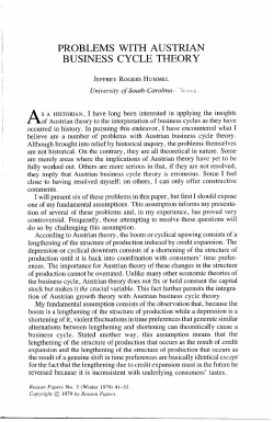 business cycle theory