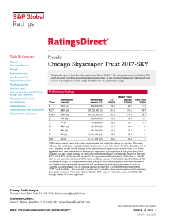 Chicago Skyscraper Trust 2017-SKY
