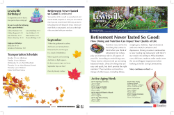 September 2013 - Lewisville Estates