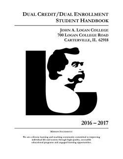 Dual Credit/Dual Enrollment Student Handbook