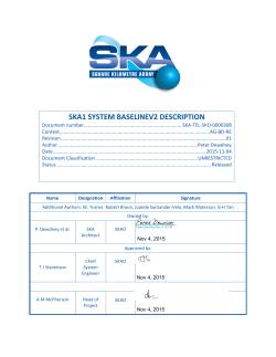 Baseline Design document version2 (October 2015)