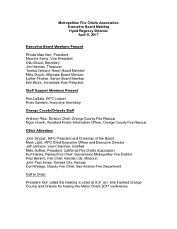 Metro Chiefs executive board meeting