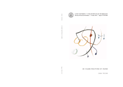 IN-PLANE FRACTURE OF PAPER