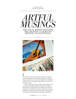 FIVE LOCAL ARTISTS BLENDING THE CREATIVE CULTURES OF