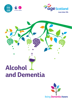 Alcohol and Dementia - Drink Wise Age Well