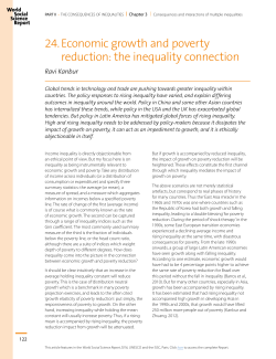 Economic growth and poverty reduction - UNESDOC