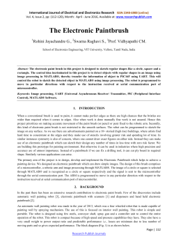 The Electronic Paintbrush - Research Publish Journals