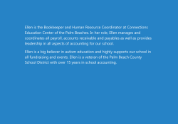 Ellen is the Bookkeeper and Human Resource Coordinator at