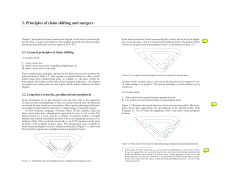 3. Principles of chain shifting and mergers
