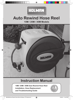 Auto Rewind Hose Reel