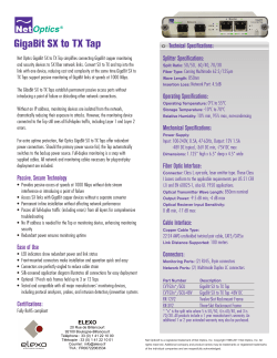 GigaBit SX to TX Tap