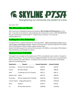 November 2015 - Skyline PTSA