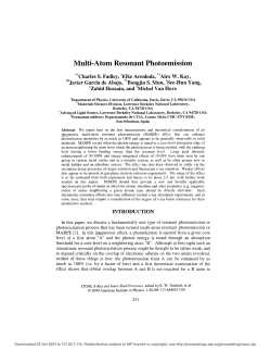 Multi-Atom Resonant Photoemission