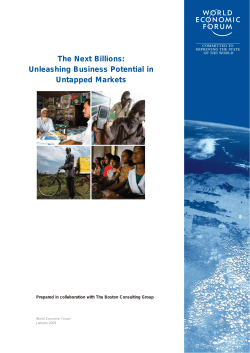 The Next Billions: Unleashing Business Potential in Untapped