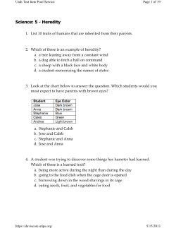 Science: 5 - Heredit