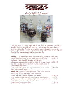 Candy Buffet Information