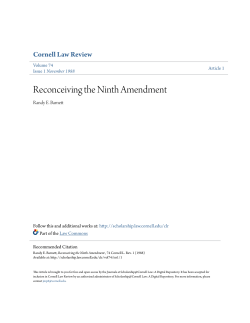 Reconceiving the Ninth Amendment