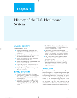 History of the U.S. Healthcare System
