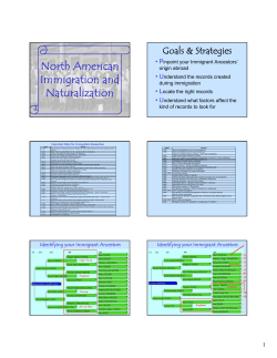 North American Immigration and Naturalization