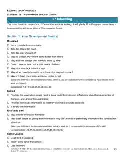 27 Informing