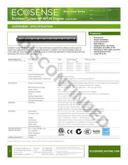 EcoSpec&reg; Linear HP INT 80 Degree - Low Power