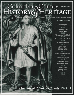 The Indians of Columbia County PAGE 3