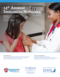 14th Annual Immunize Nebraska Conference