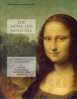 the mona lisa molecule - National Center for Case Study Teaching