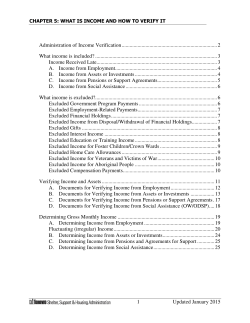 chapter 5: what is income and how to verify it