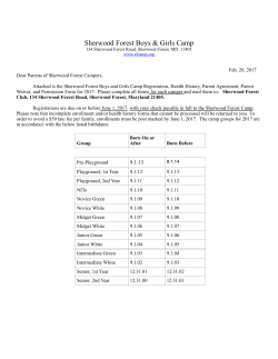 summer registration forms