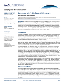 Spin crossover in Fe2SiO4 liquid at high pressure