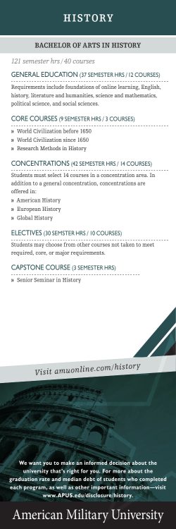 History - American Military University