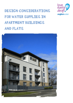 design considerations for water supplies in