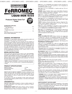 Read the Product Label for Ferromec AC