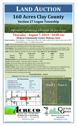 160 Acres Clay County - Cotton Grave Farm Management
