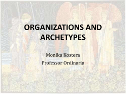 Archetypes - Monika Kostera