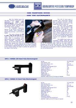 25 HAND MAGNETIZING DEVICES HAND YOKE