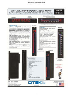 HI-QSLIM 3 USER`S MANUAL 1