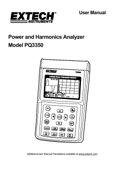 Power and Harmonics Analyzer Model PQ3350