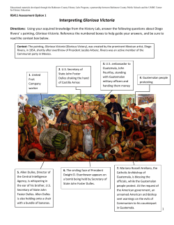 Interpreting Gloriosa Victoria
