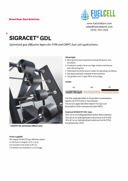 sigracet&reg; gdl - Fuel Cell Store