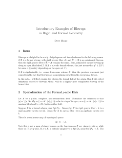 Introductory Examples of Blowups in Rigid and Formal Geometry