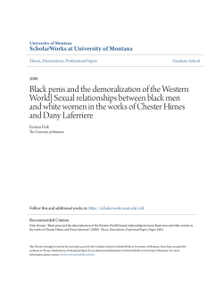 Black penis and the demoralization of the Western World| Sexual