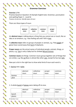 Grammar Exercises