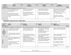 Focus/ Inform ational G enre Structure